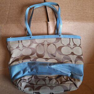 Coach shoulder bag tote purse
